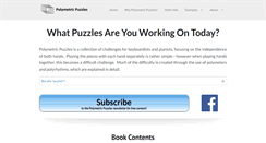 Desktop Screenshot of polymetricpuzzles.com