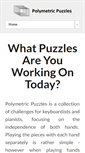 Mobile Screenshot of polymetricpuzzles.com